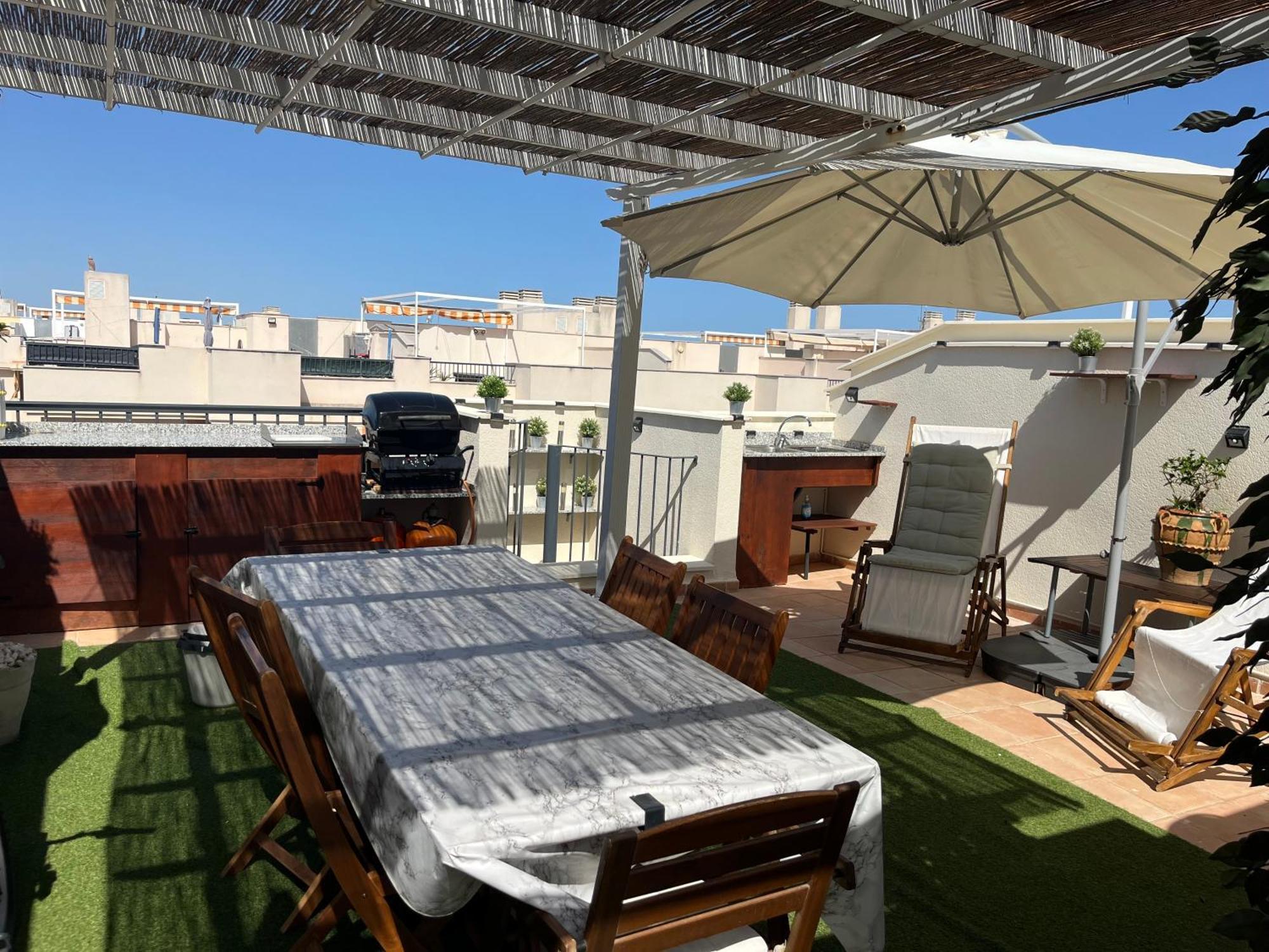 Apartamento Playa Almenara Atico Duplex Vistas Al Mar Y Montana Wifi,Piscina A Exterior foto